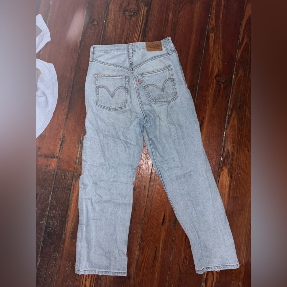 Levi Ribcage Straight ankle jeans
